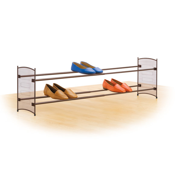 Lynk Professional Expandable 12 Pair Stackable Shoe Rack & Reviews